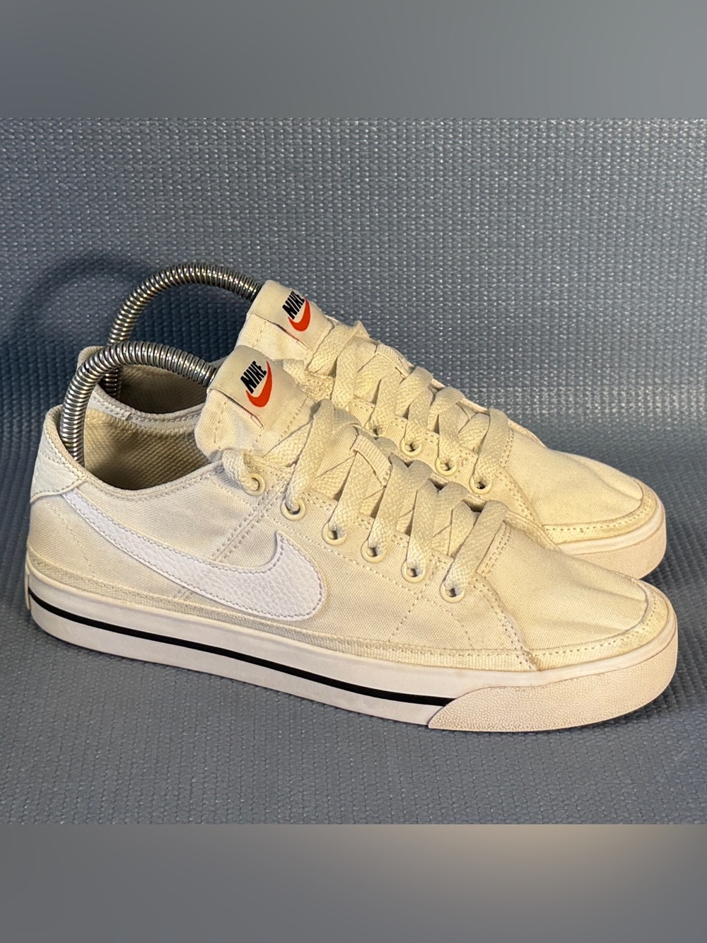 Nike Court Legacy Canvas Light Bone Sneakers CZ0294-101 Women’s Size 7